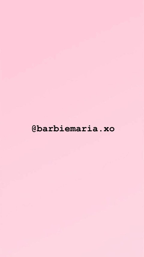 Header of barbiemaria.xo