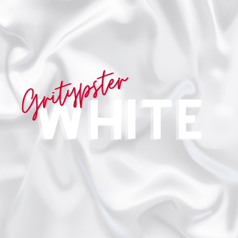 Header of gritypsterwhite